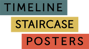 TIMELINE STAIRCASE HISTORY POSTERS
